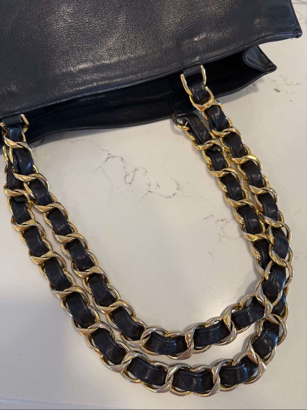 Chanel Black Leather Tote - Picture 5 of 9